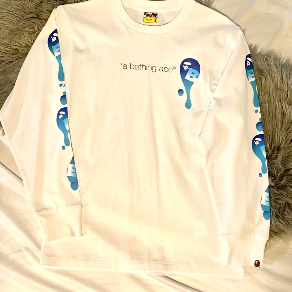 Bape long sleeve size Small